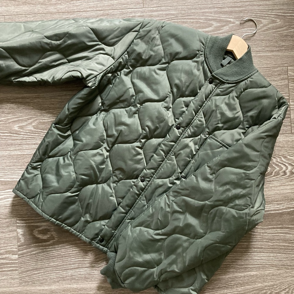Green Quilted Liner Jacket
